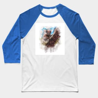 Illustration of a Koala Baseball T-Shirt